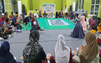 Kegiatan pesantren kilat, ditutup dengan buka bersama