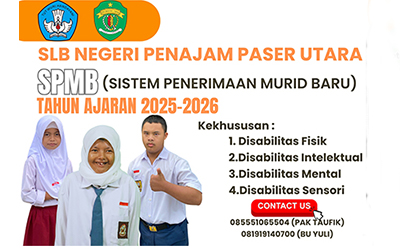 SPMB SLBN PPU tahun 2025 TELAH DI BUKA!