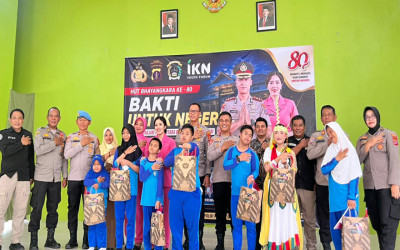 BAKTI UNTUK NEGERI BESAMA POLRES PPU DAN IKN YOUTH FORUM